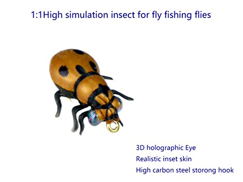24pcs Realistic Fly Fishing Flies Kit- Handmade Fly Fishing Lures â€“High Simulation Fishing Dry Flies