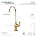 Kingston Brass Gourmetier KS3192AL Restoration Single Handle Water Filtration Faucet, Polished Brass, 10.81 x 4.63 x 1.75