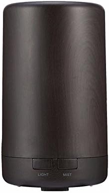 Jeda Essential Oil Diffuser Ultrasonic Aromatherapy Diffusers with 7 LED Colorful Lights and Waterless Auto Shut-off, 100ml(Black)
