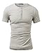 StyleDome Men's Bottons Down Short Sleeve Crew Neck Casual Sports Tops Shirts
