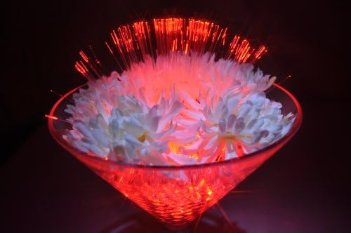 Clear Fiber Optic Spray with Green LED light base (5 ct)