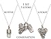 Vilu Essentials Gorgeous Eternal Elephant Aromatherapy Necklace 2 Piece Diffuser Locket Bottle Kit