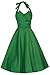Lindy Bop Women's 'Myrtle' Classy Vintage 1950's Halter Neck Flared Swing Party Dress