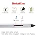 Surface Pen, Surface Pen for Microsoft Surface Pro 4 and Surface Pro 3, 4096 Levels of Pressure for High Fidelity Writing, Drawing or Painting with 4 Tips-Silver