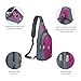 CARQI Sling Bag Waterproof Shoulder Backpack Crossbody Purse for Hiking Camping Men and Women