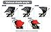 Manito Magic Shade (Sun Shade + Mosquito Net 2-in-1) for Strollers - Black/Black