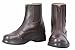 TuffRider Children's Starter Front Zip Paddock Boots with Free Assorted Striped Socks | Kids Horse Riding Equestrian Boots