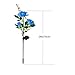 XLUX Outdoor Solar Powered Rose Lights Flower Stake, for Garden Patio Yard Christmas Pathway Decoration, Blue