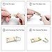 Zipper Pull, Heavy Duty Zip Pull Tab Replacement for Clothes, Luggage, Backpack, DIY Craft(8 Pieces)