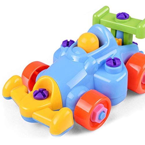 Kids Disassembly Assembly Puzzle Go Kart Toy with Screwdriver Children Early Learning Building Block DIY Educational Toys 1 Set Superiorâ€'Quality and Creative
