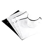 Itraveller Set of 5 Mesh Laundry Wash Bags -2 Extra Large 2 Medium for Laundry 1 Bonus Bra Mesh Laundry