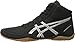 ASICS Men's Matflex 5 Wrestling Shoe, Black/Silver, 7.5 M US
