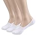 Mocofo Mens 3 Pairs No Show Cotton Socks Non Slip