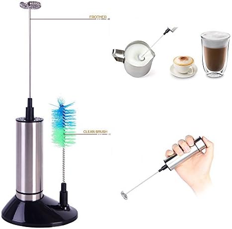 iCatsup stainless steel Handheld Milk foam Frother, Cafe ,Latte Maker &amp; Drink Mixer,egg bread baker, fantastic tool to make coffee, cake, bread.