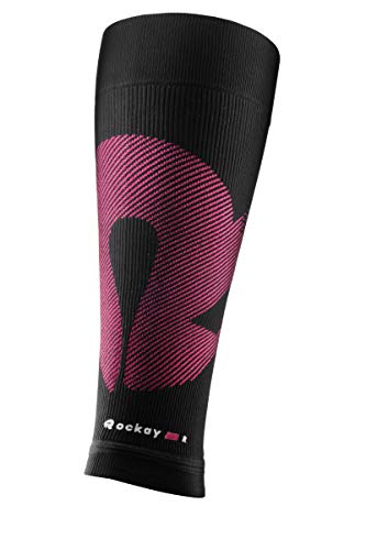 Rockay Blaze Calf & Shin Graduated Compression Leg Sleeves for Men and Women 16-23 mmHg - (1 Pair)