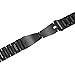 N.ORANIE MOTO 360 2nd Gen Watch Band 20mm Width Stainless Steel Adjustable Strap with Folding Clasp for Moto 360 2nd (Men’s 42mm) and Samsung Gear S2 Classic Smartwatch (3 Pointers-Black)
