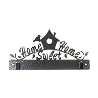 Ackfeld Manufacturing 35442 10in Sweet Home Holder Charcoal Quilt Hanger,