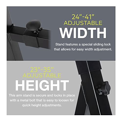 Knox Gear Heavy Duty ZStyle Keyboard Stand Sturdy Height & Width