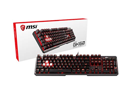 MSI Cherry MX Red Dedicated Hotkeys USB Pass-Through Mechanical Gaming Keyboard (Vigor GK60)
