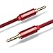 Aux Cable, 3.5 Ft Amdemin 3.5mm Male to Male Audio Cable - Red