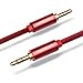 Aux Cable, 3.5 Ft Amdemin 3.5mm Male to Male Audio Cable - Red primary