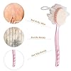 Sunwuun-1-PACK-Back-Scrubber-Body-Brush-Loofah-Dry-Brushing-Body-Brush-with-handle-for-shower-with-Loofah-2-in-1-Multifunction-Bath-Brush-Mesh-Sponge-with-Curved-Handle-for-Men-and-Women Sunwuun 1 Pack Back Scrubber Body Brush Loofah Dry Brushing Body Brush with Handle for Shower with Loofah, 2-in-1…