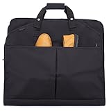 Magictodoor 40 Inch Garment Bag Extra Capacity Waterproof Garment Bag with Pockets w/ Metal Hanging Hook