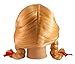 Loftus International Loftus Braided Pigtails with Red Bows Costume Wig, Blonde, One Size Novelty Item