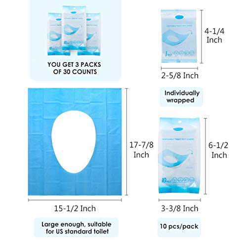 2 Disposable+Toilet+Seat+Covers+Anti+bacteria
