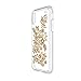Speck Products Presidio Clear + Print Case for iPhone X, Shimmer Floral Metallic Yellow/Clear