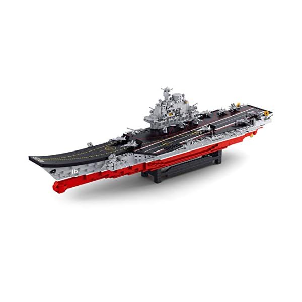 Teakpeak Flugzeugträger Modell, 1881Stk 1: 350 Flugzeugträger Bausteine Schiff Battleship Model Kriegsschiff…