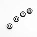 Circle Cool Set of 4 Fit Bentley Logo Laser Engraved Black Aluminum Metal Cap Stainless Steel Screw for Car License Plate Frame