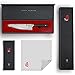 TUO Cutlery Chef Knife - Japanese Damascus Steel - Rose Pattern - Kitchen Knife With Erqonomic G10 Handle (Ring-chef)
