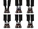 Mens Cotton Dress Socks Solid Argyle Pattern for Casual Formal Business 6 Pack