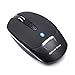 Optimal Shop Bluetooth V3.0 mouse 1600 DPI for Tablet PC for Intelligent mobile phone for android for windows Bluetooth wireless mouse Black