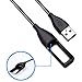 Insten Replacement USB Charging Cable Charger Cord for Fitbit Flex Fitness Tracker Wireless Activity Wristband, Black 4.5' (NOT Compatible with Flex 2 Flex2)