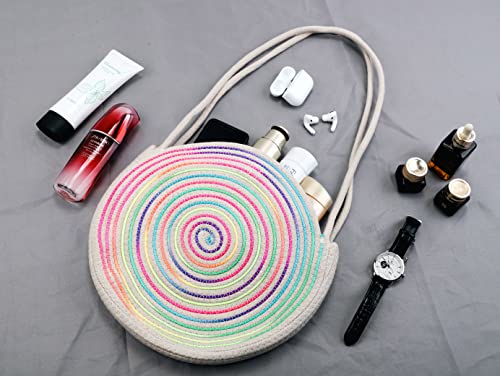 2022 Colorful Shoulder Hand -Handed Hook -Knitted Beach Bag Design Pattern Wallet Handmade Handbags