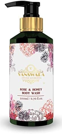 Rose and Honey Body Wash- All Natural Formulation | 100% Chemical Free