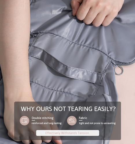 Meowoo 8-teilig Koffer Organizer Set, Packing Cubes, Packwürfel für Urlaub & Business, Reise Organizer mit Kleidertaschen, Gepäck Aufbewahrung Taschen, Ordnungssystem für Koffer (Grau) thumbnail 3