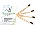 Bamboo Toothbrushes Charcoal Eco Friendly Biodegradable Natural Wooden Toothbrush - 4 Pack - Soft Medium Bristles Organic, Premium Sensitive & Teeth Whitening, Compostable Sustainable Vegan BPA Free