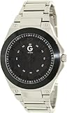Guess Men's G99027G7 Silver Stainless-Steel Quartz Watch with Black Dial