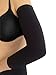 BIOFLECT® Compression Arm Sleeves with Far Infrared Therapy and Micro-Massage Knit - for Slimming Support and Comfort - Lipedema, Lymphedema, Inflammation - Black
