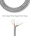 M.owstoni iPhone Charger Charging Cable 3 pack Lightening Cable 10FT iPhone Cable USB Sync & Charging Cord for iPhone 7 Plus 7 6S Plus 6 Plus SE 5S 5C 5, iPad 2 3 4 Mini, iPad Pro Air, iPod.(Grey)