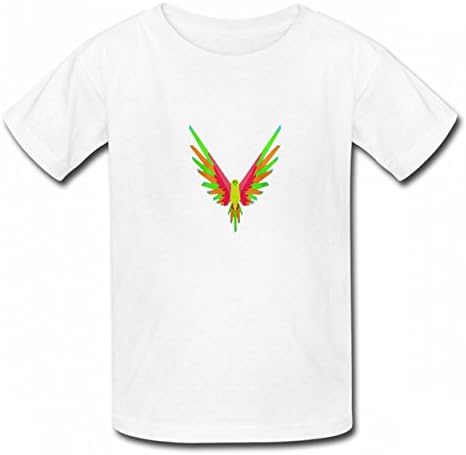 LCMFNF Logan Light Tube Paul Tshirt Printed Cotton T-Shirts Tops Logo Original Kid Tee White