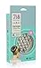 718-Beauty Backspin Spiral Hair Pin, Color Match for Light Hair, 4 Pins