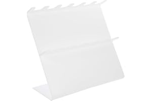 Gatuida Lab Linear Pipettor Stand, Plastic Micropipette Rack Pipettor Supporting Holder, Hold 6 Micropipettes for Laboratory 