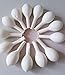 UTOPP 12 Inches White Latex Balloons, Pearl White Party Balloons Helium Balloons for Wedding,Baby Shower,Birthday Party Decorations Pack of 50