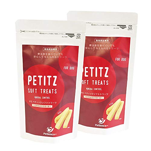 ペティエンス ペティッツ ソフトトリーツ ミネラルコントロール 犬用 85gの商品画像