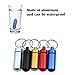 Portable Aluminum Pill Box Keyring Case Holder Bottle Stash Container