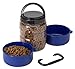 GOODGROWLIES Vittles Vault Pet Food Travel-Tainer Kit, Pink
